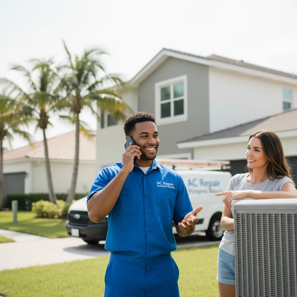 AC Repair Pompano Beach customer support in Burnett